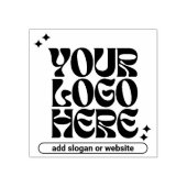 Benutzerdefiniertes Y2k-Firmenlogo Retrowave-Niedl Gummistempel (Prägung)