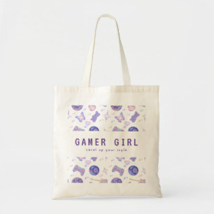 Benutzerdefiniertes Y2K Lila Kitsch Disco Gamer Mä Tragetasche