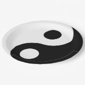 Benutzerdefiniertes Yin Yang Pappteller (Schrägansicht)