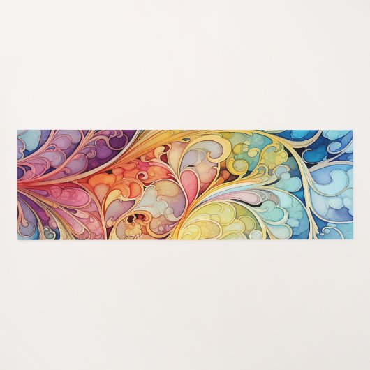 Benutzerdefiniertes Yoga passt zu Designs Yogamatte (Rückseite (Horizontal))