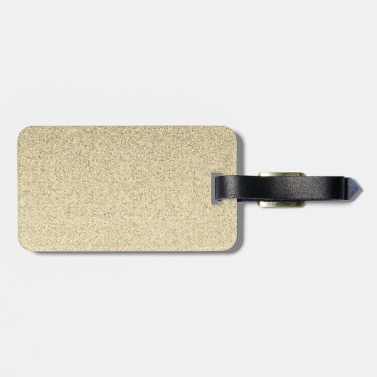 Benutzerdefiniertes Zeichen für die Goldene Pensio Gepäckanhänger (Rückseite horizontal)