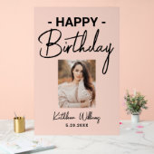 Benutzerdefiniertes Zeichen für ihren Geburtstag, Acrylschild (Hochzeit)