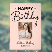 Benutzerdefiniertes Zeichen für ihren Geburtstag, Acrylschild (Neutral)