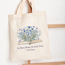Benutzerdefiniertes Zitat Blaue Wildblumen wachsen