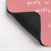 Benutzerdefiniertes Zitat - erstellen Sie Ihr eige Mousepad (Ecke)