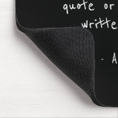 Benutzerdefiniertes Zitat - erstellen Sie Ihr eige Mousepad (Ecke)