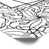 Benutzerdefiniertes Zitat-Erwachsenenfarbposter Poster (Ecke)