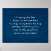 Benutzerdefiniertes Zitat Hochladen Ihrer eigenen  Poster (Vorne)