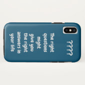 Benutzerdefiniertes Zitat oder Lieblings-Idiom chi Case-Mate iPhone Hülle (Rückseite (Horizontal))