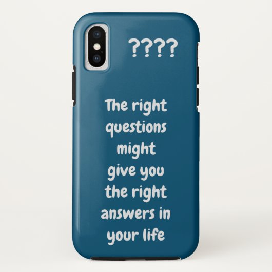 Benutzerdefiniertes Zitat oder Lieblings-Idiom chi Case-Mate iPhone Hülle (Rückseite)