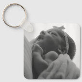 Benutzerdefiniertes Zwei-Foto-Doppelseiten-Quadrat Schlüsselanhänger (Vorderseite)