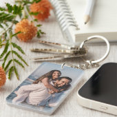 Benutzerdefiniertes Zwei-Foto | Doppelseitiges Fot Schlüsselanhänger (Vorderseite rechts)