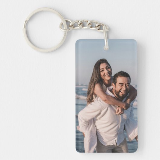 Benutzerdefiniertes Zwei-Foto | Doppelseitiges Fot Schlüsselanhänger (Vorderseite)