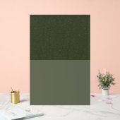 Benutzerdefiniertes Zwei-Tonen-Moos-grünes Akrylli Acrylschild (Hochzeit)