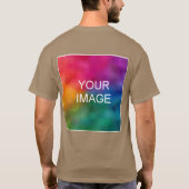 Benutzerdefiniertes zweiseitiges Design Hinzufügen T-Shirt (Rückseite)