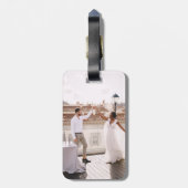 Benutzerdefiniertes zweiseitiges Foto Erstellen Si Gepäckanhänger (Rückseite vertikal)