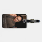 Benutzerdefiniertes zweiseitiges Foto Erstellen Si Gepäckanhänger (Rückseite horizontal)