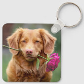 Benutzerdefiniertes zweiseitiges Foto für Heimtier Schlüsselanhänger (Rückseite)