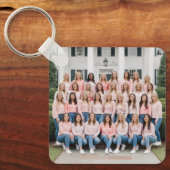 Benutzerdefiniertes zweiseitiges zweiseitiges Foto Schlüsselanhänger (Vorderseite)