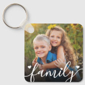 Benutzerdefiniertes zweiseitiges zweiseitiges Foto Schlüsselanhänger (Vorderseite)