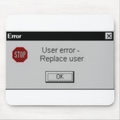 Benutzerfehler Mousepad (Vorne)