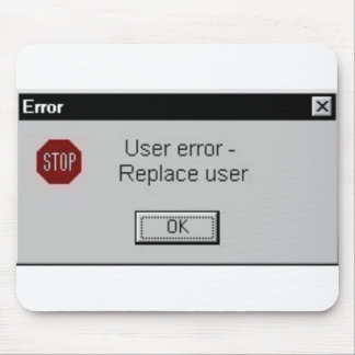 Benutzerfehler Mousepad