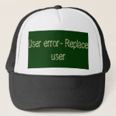 Benutzerfehlercode Truckerkappe (Vorderseite)