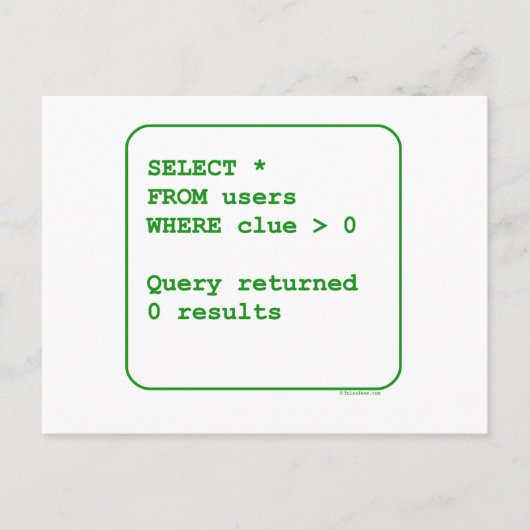 Benutzerfreundliche Benutzer Postkarte (Vorderseite)