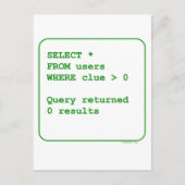 Benutzerfreundliche Benutzer Postkarte (Vorderseite)