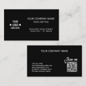 Benutzerfreundliche Firmenkarte mit Logo Visitenkarte (Vorne/Hinten)