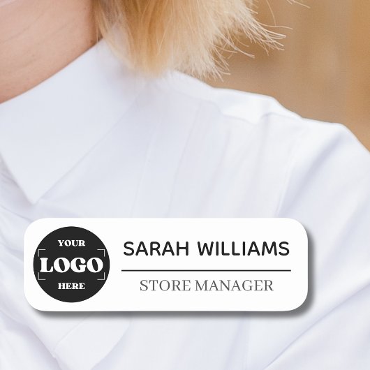 Benutzerfreundliches, benutzerdefiniertes Logo-Mit Namensschild