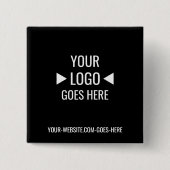 Benutzerfreundliches Firmenlogo Button (Vorderseite)