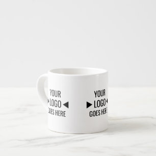 Benutzerfreundliches Firmenlogo Espressotasse