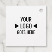 Benutzerfreundliches Firmenlogo Geschenkanhänger (Rückseite)