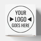 Benutzerfreundliches Firmenlogo Geschenkschachtel (Oben)