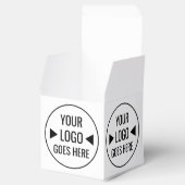 Benutzerfreundliches Firmenlogo Geschenkschachtel (Geöffnet)