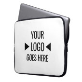 Benutzerfreundliches Firmenlogo Laptopschutzhülle (Vorderseite Links)