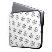 Benutzerfreundliches Firmenlogo Laptopschutzhülle (Vorderseite Links)