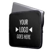 Benutzerfreundliches Firmenlogo Laptopschutzhülle (Vorderseite Links)