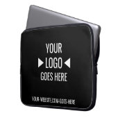 Benutzerfreundliches Firmenlogo Laptopschutzhülle (Vorderseite Links)