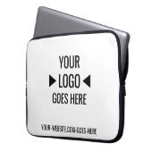 Benutzerfreundliches Firmenlogo Laptopschutzhülle (Vorderseite Links)