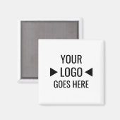 Benutzerfreundliches Firmenlogo Magnet (Vorderseite/Rückseite)