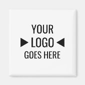 Benutzerfreundliches Firmenlogo Magnet (Vorne)