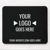 Benutzerfreundliches Firmenlogo Mousepad (Vorne)