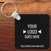 Benutzerfreundliches Firmenlogo Schlüsselanhänger (Vorderseite)