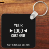 Benutzerfreundliches Firmenlogo Schlüsselanhänger (Rückseite)