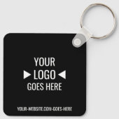 Benutzerfreundliches Firmenlogo Schlüsselanhänger (Rückseite)