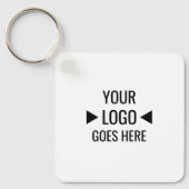 Benutzerfreundliches Firmenlogo Schlüsselanhänger (Vorderseite)