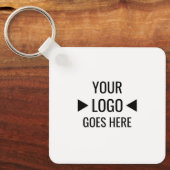 Benutzerfreundliches Firmenlogo Schlüsselanhänger (Vorderseite)