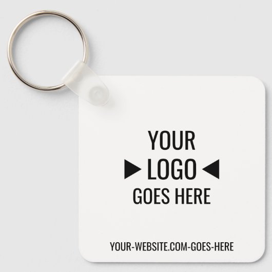 Benutzerfreundliches Firmenlogo Schlüsselanhänger (Vorderseite)